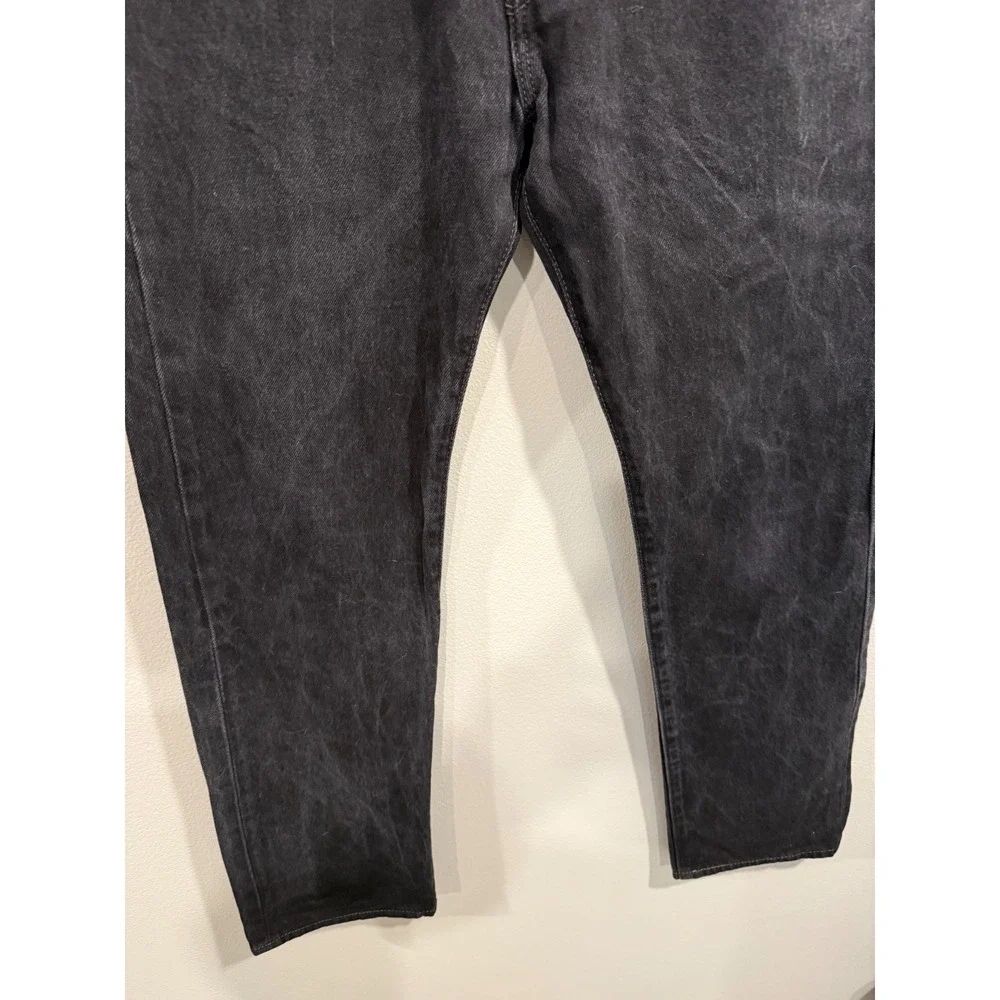 Levi's 501 Straight Jeans Men's 32x32 Black‎ Denim Cotton Dark Wash 5 Pocket